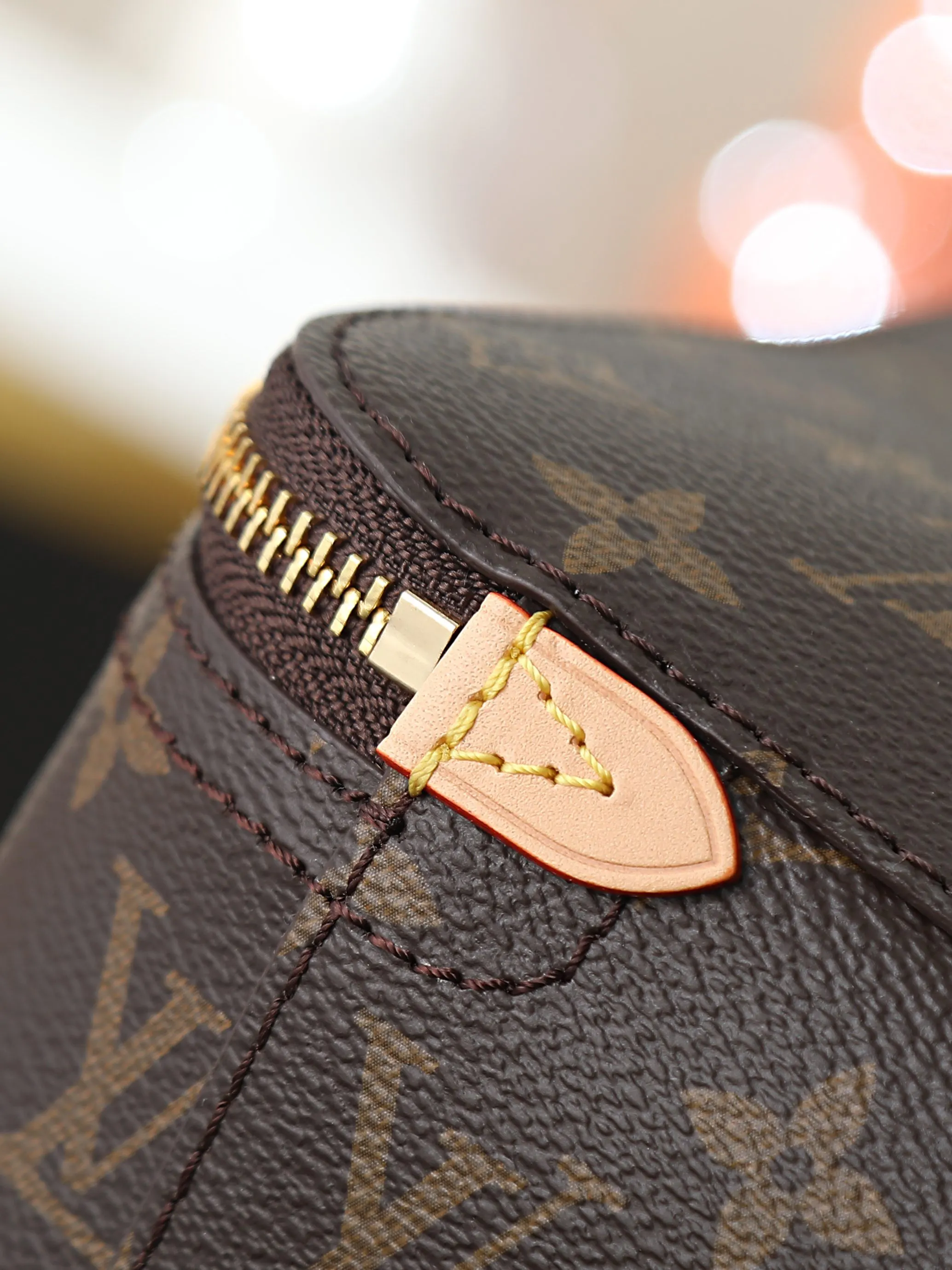 Louis Vuitton Monogram Suitcase Travel Lightweight Leather