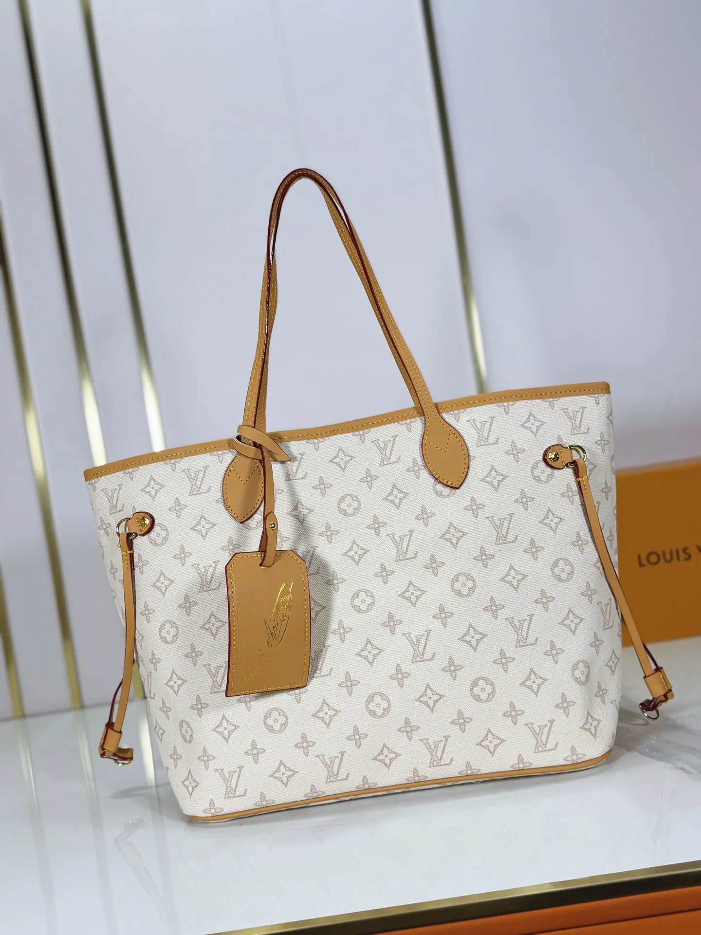LV Neverfull 帆布 手拿包 精致手拿款
