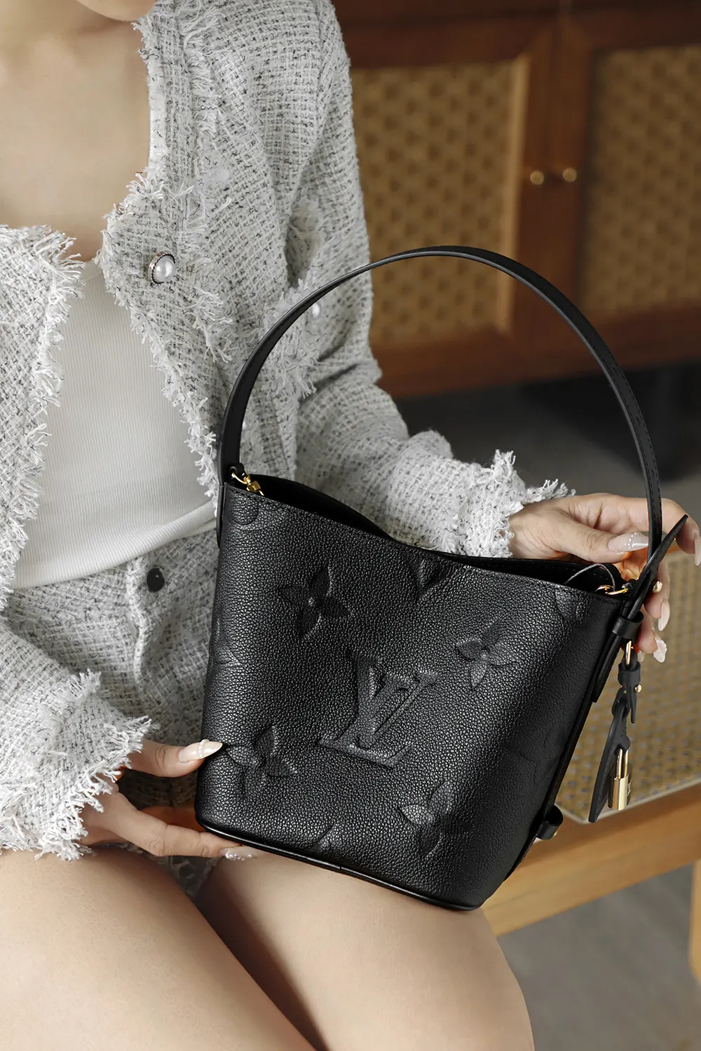 Black Top Handle Bag Commuter