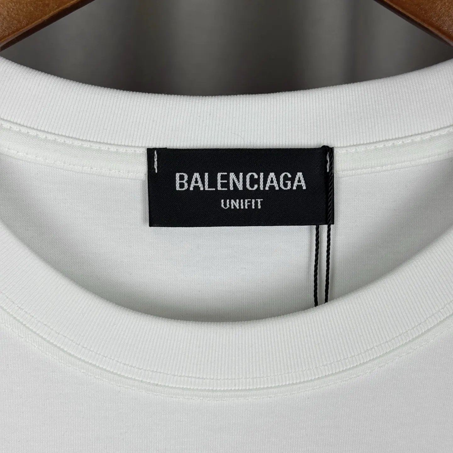 Balenciaga Black Cotton Logo Short Sleeve T-Shirt Street