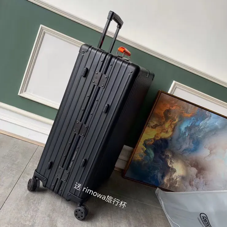 黑色 銀色 底 春节 特惠 RIMW AM 聯名款 行李箱 旅行拉杆款 輕便出行款