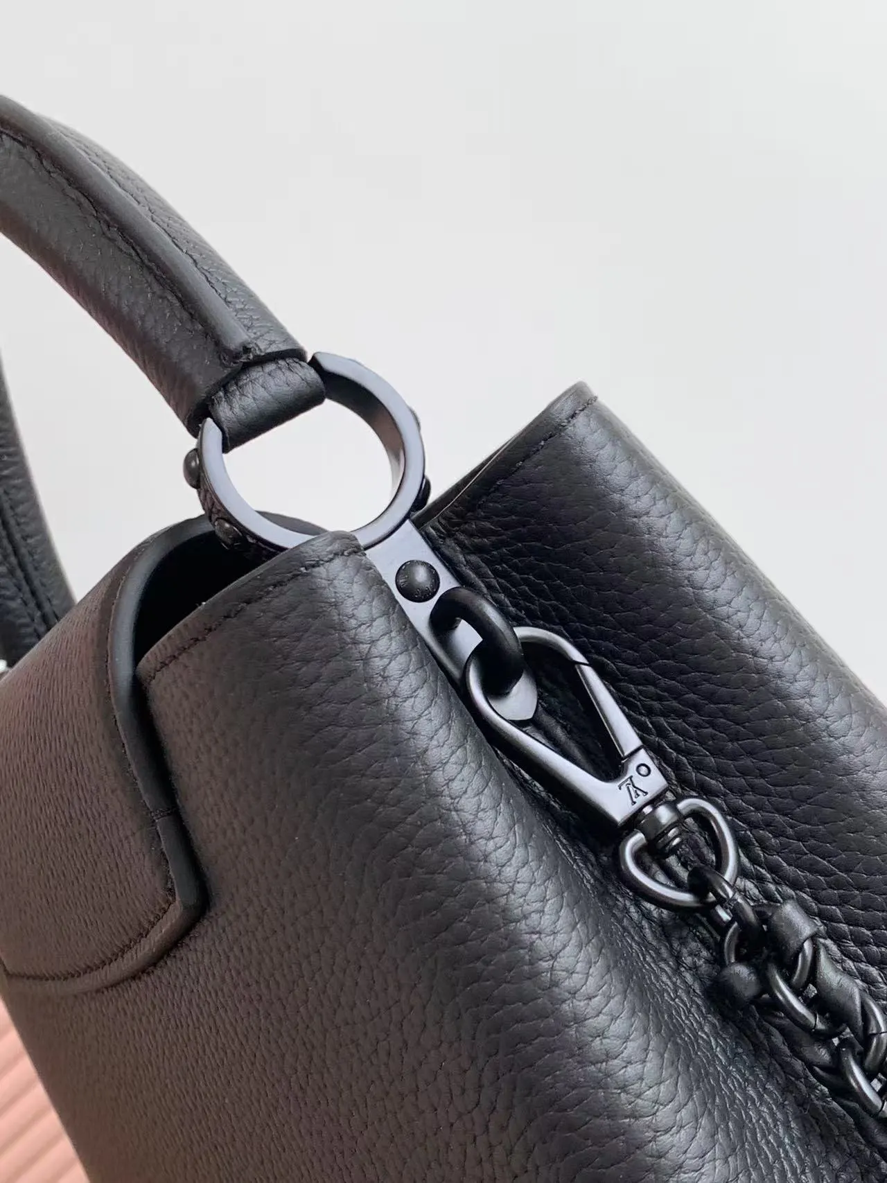 Black Chain Bag Leather