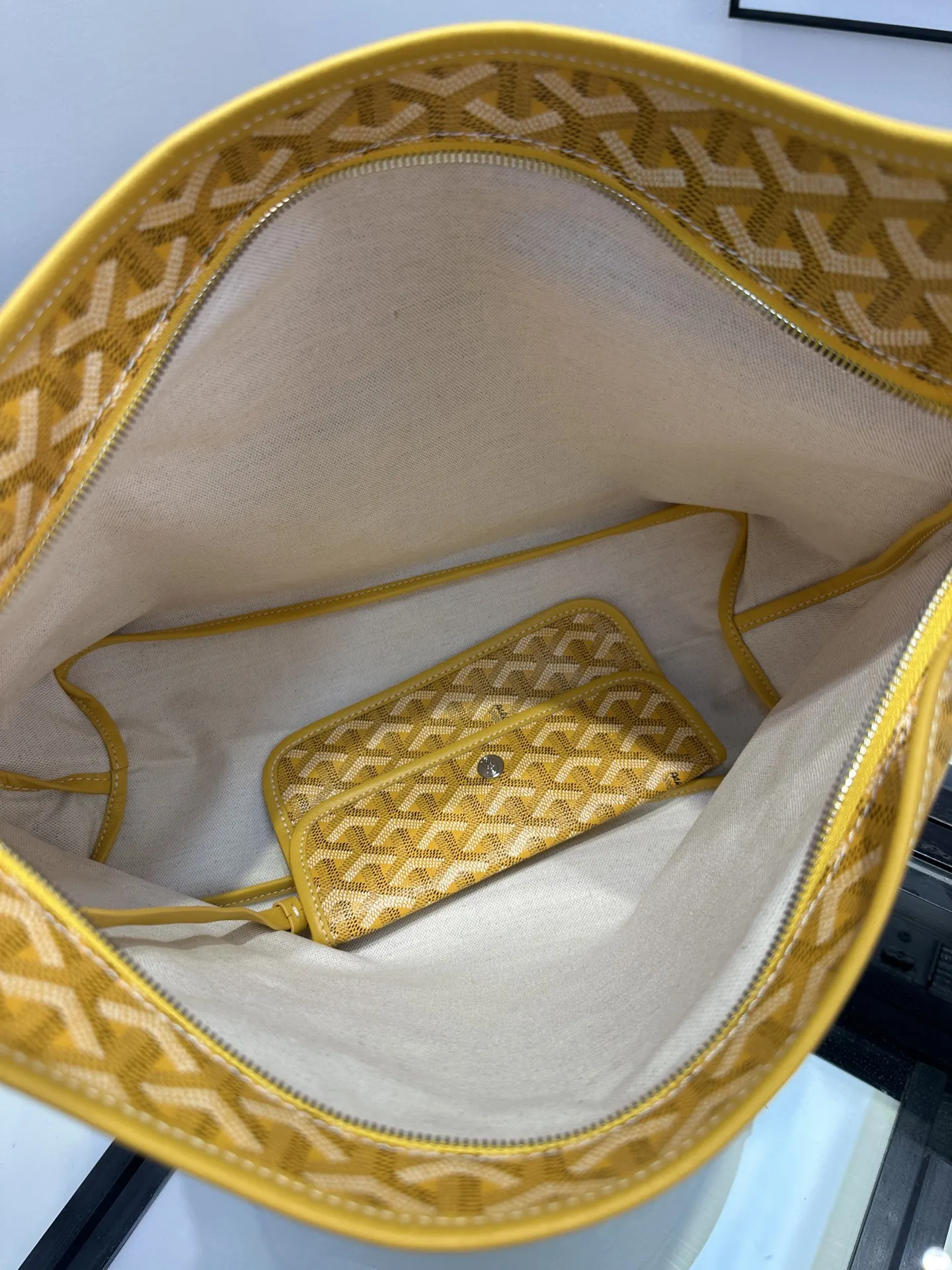 Goyard Hobo 黄色 腋下包 复古腋下背款