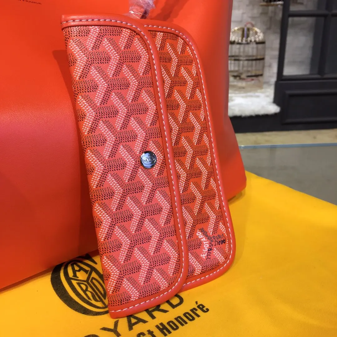 Goyard 戈雅 双面可用 充满法式优雅 订制Y字母涂鸦料 皮轻 托特包 大容量托特款
