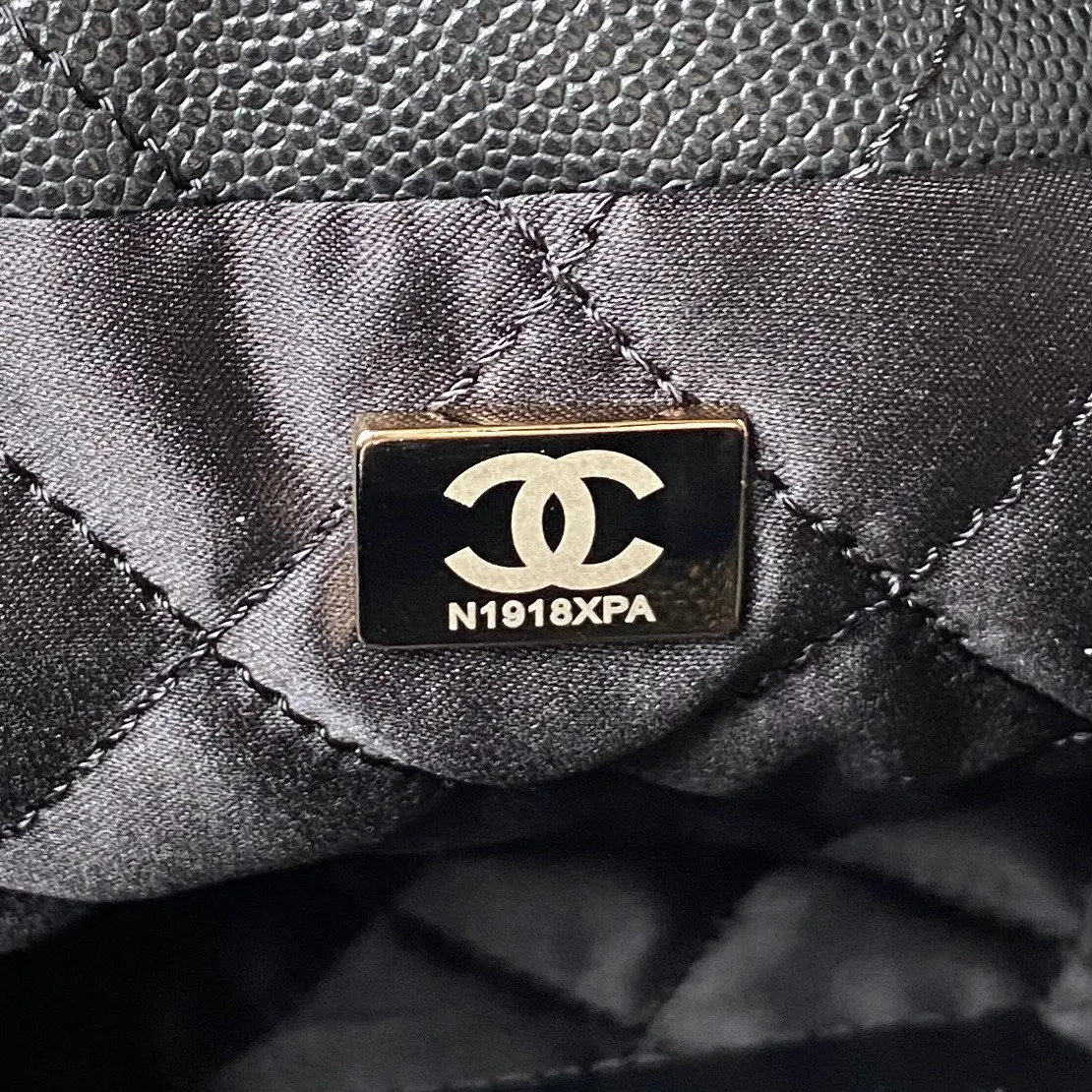 Chanel 黑色 水桶包