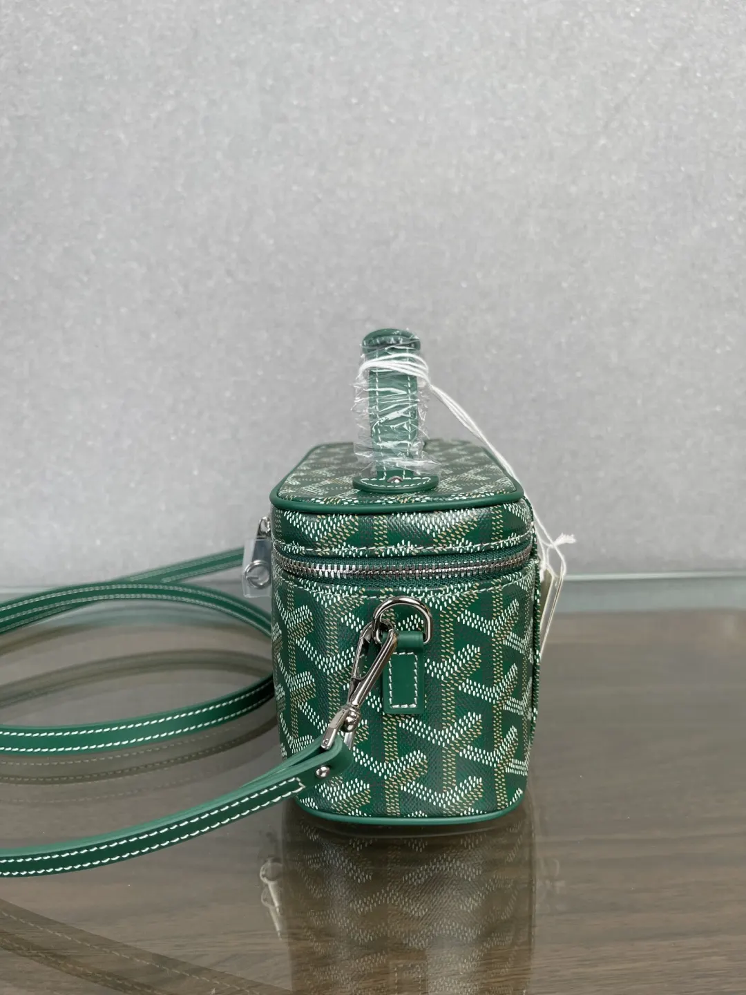 Goyard 綠色 墨綠 小牛皮 化妝包 便携收納款