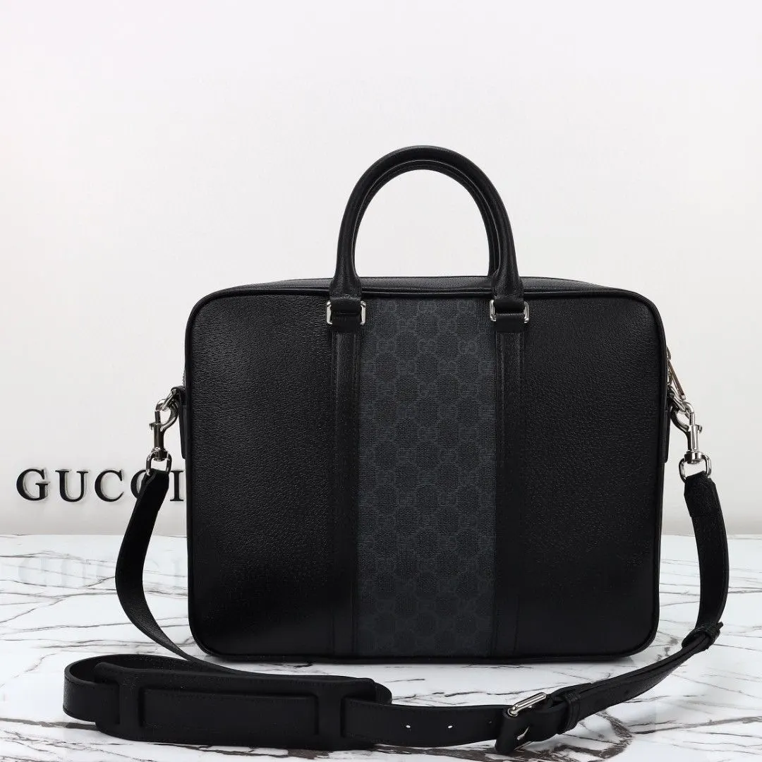 Gucci 款号 克胶克皮 尺寸 公文包 商务通勤款