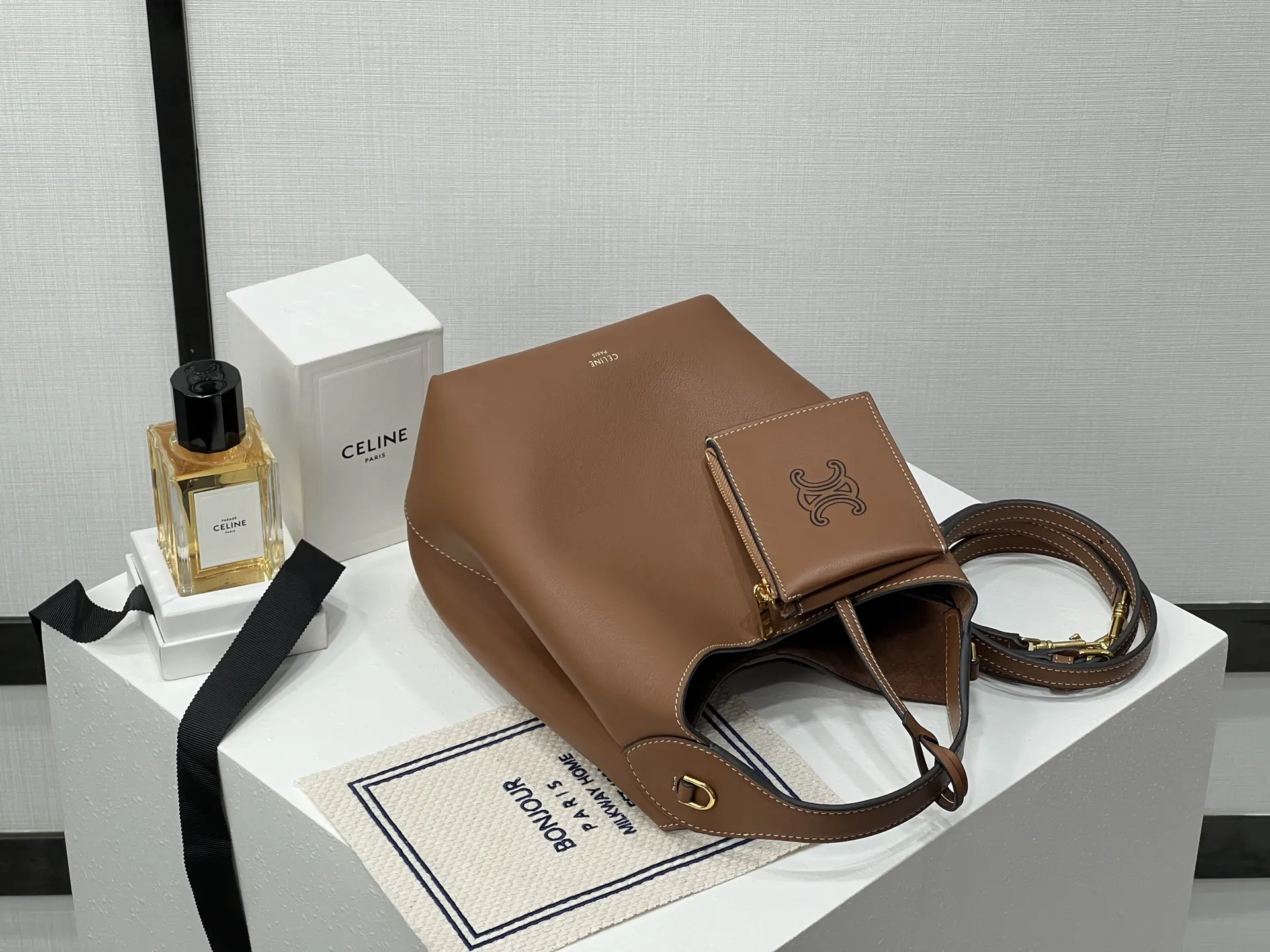 Bucket Bag Casual Leather