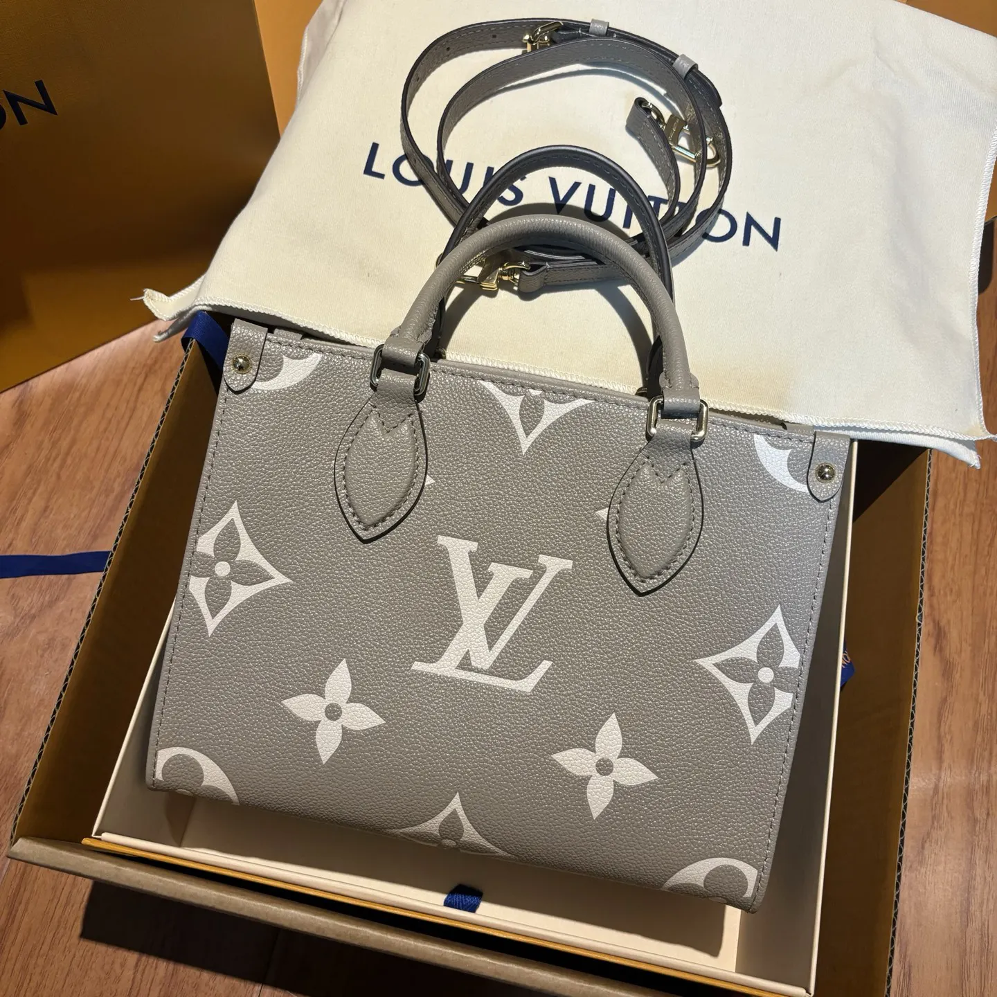 Gray Chain Bag