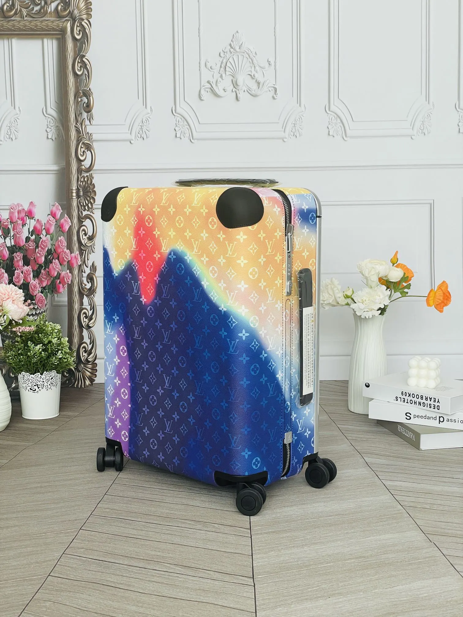 LV 老花 帆布 行李箱 旅行拉杆款 輕便出行款