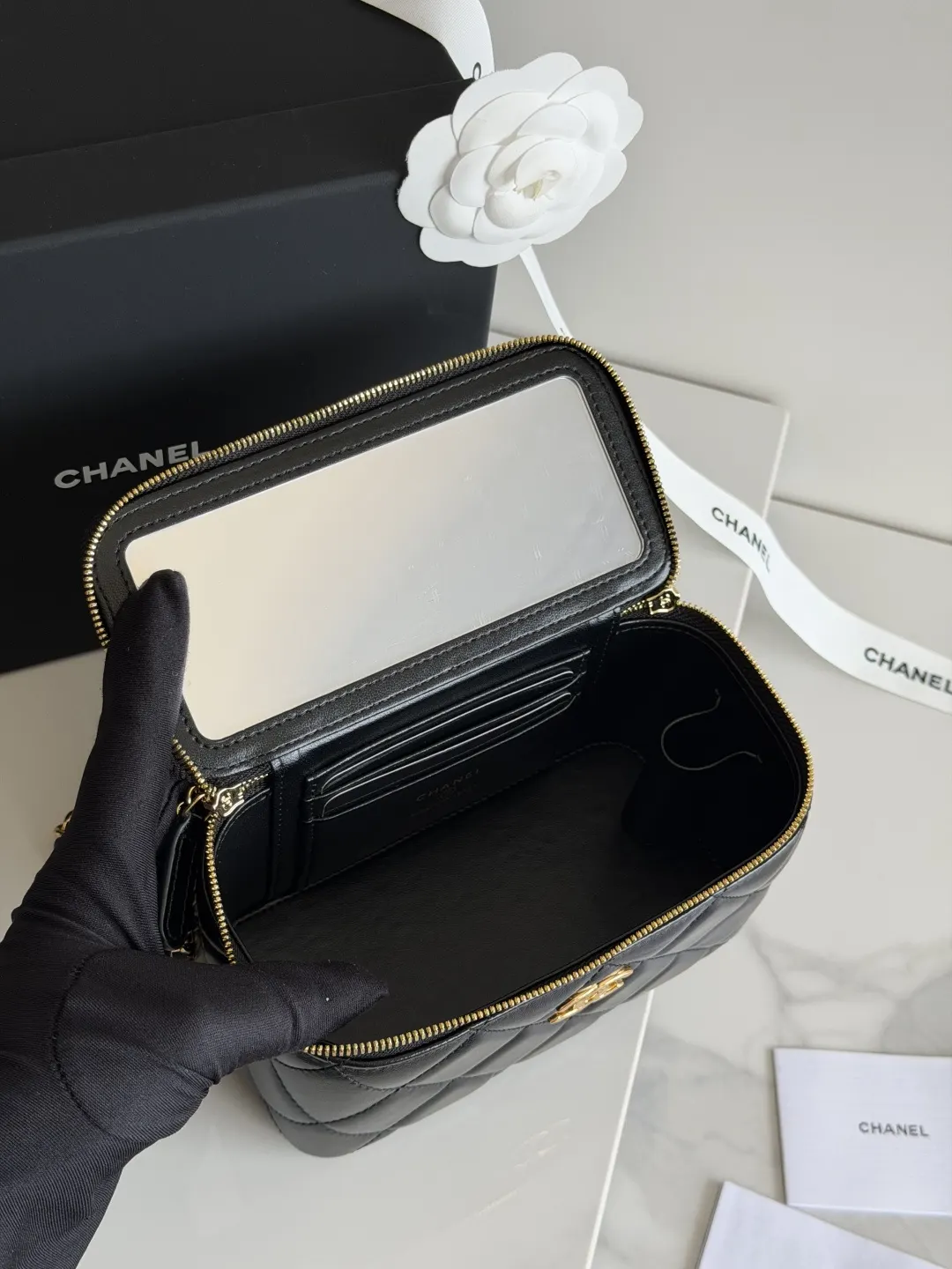 Chanel Top Handle Bag Commuter Classic