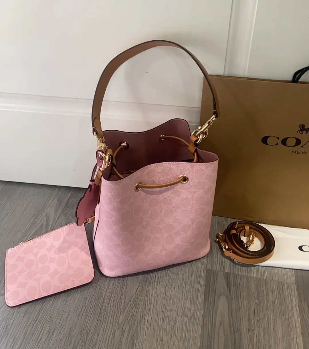 Coach 腋下包 復古腋下背款