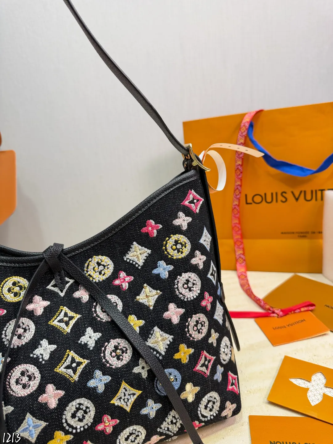 LV CarryAll 老花 牛仔 托特包 大容量托特款