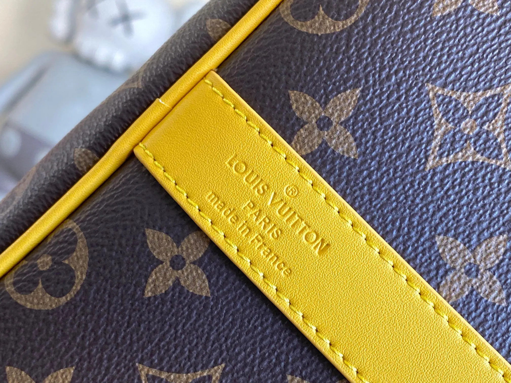 Keepall 金色 牛皮 旅行袋 大容量旅行款