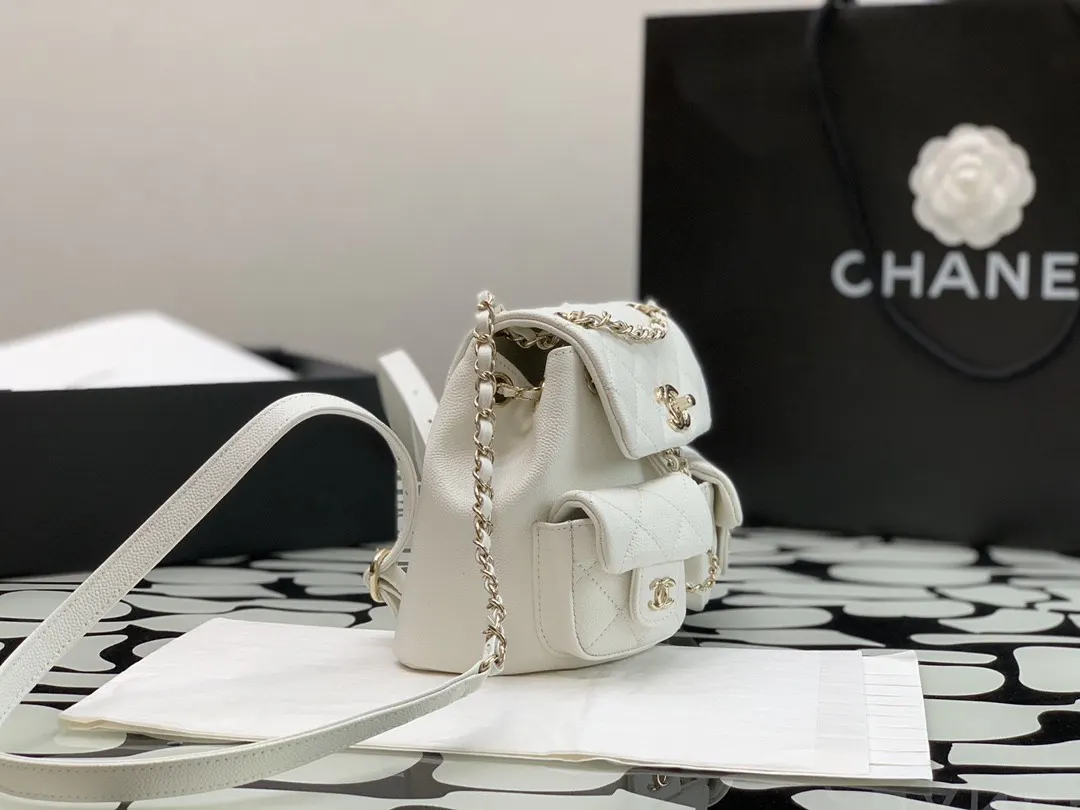 小牛皮 雙肩包 实用雙肩款