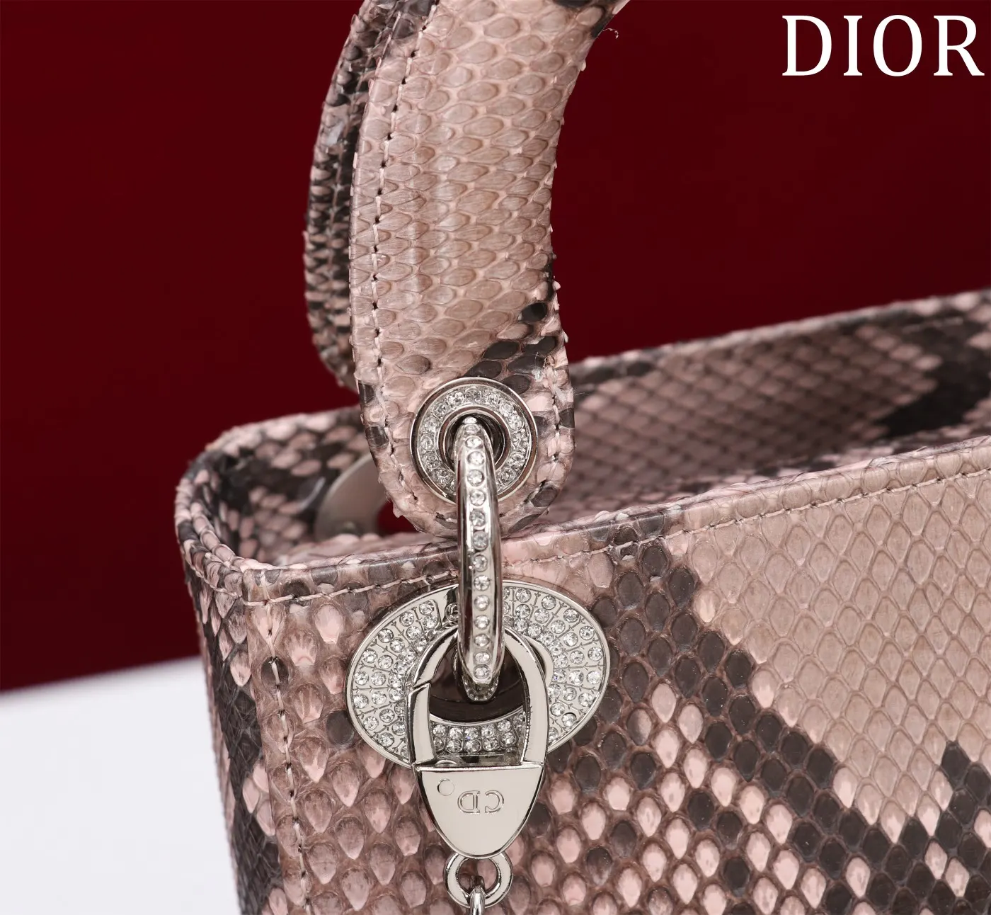 Dior Lady Dior Lady Handbag Top Handle Bag