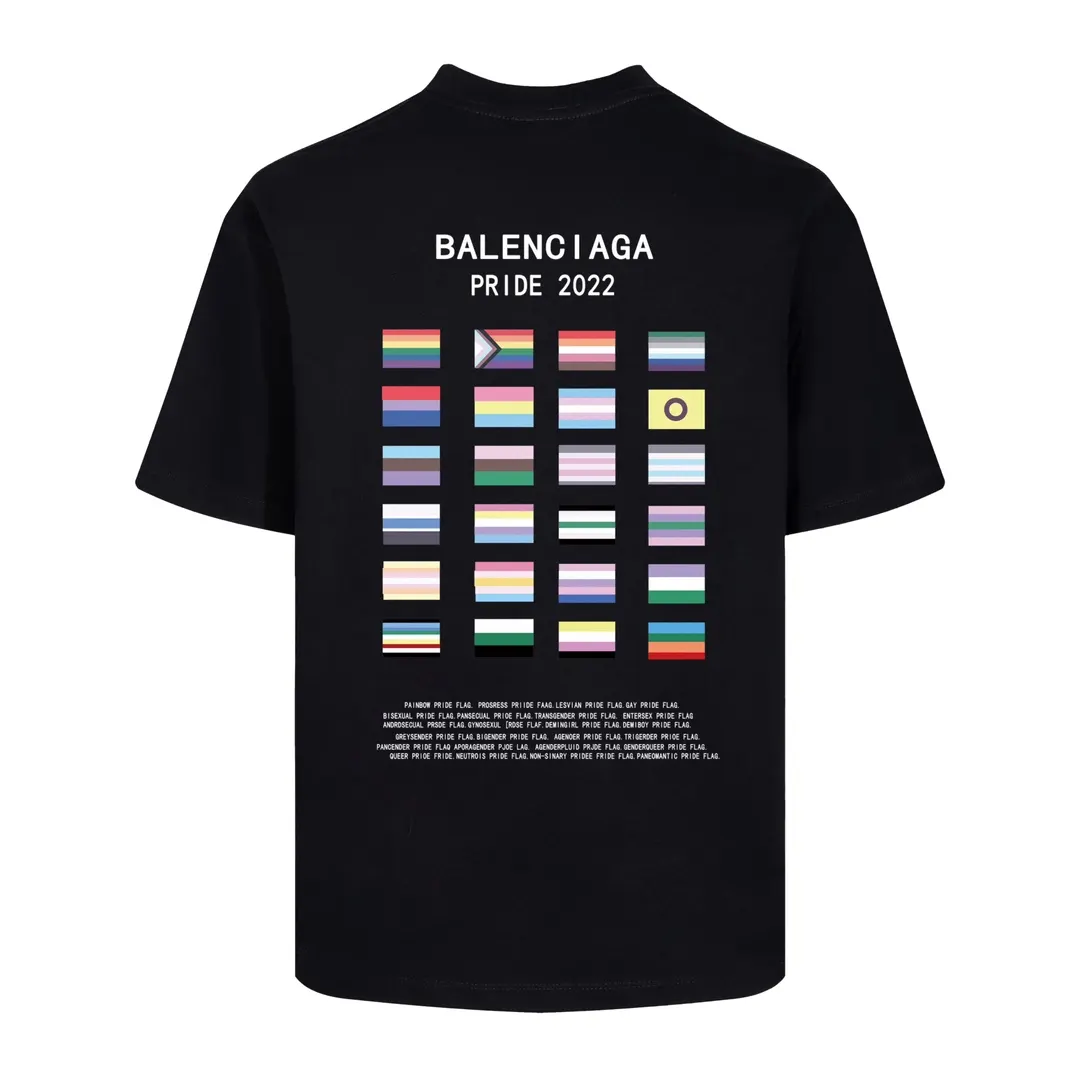 Balenciaga Black Short Sleeve T-Shirt Loose