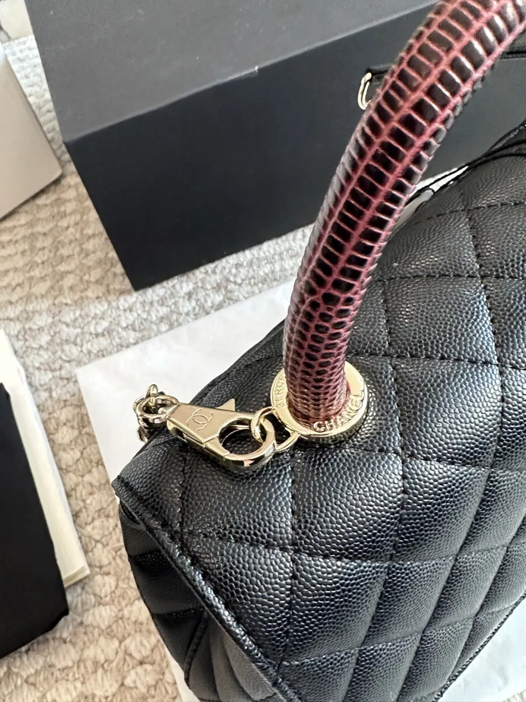 Top Handle Bag Commuter Leather
