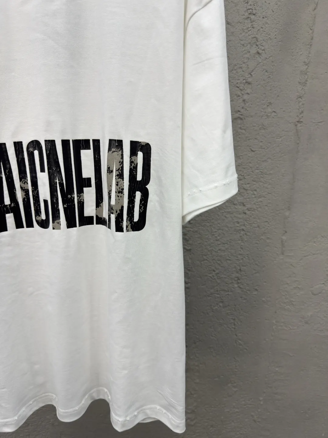 Balenciaga White Cotton Logo Short Sleeve T-Shirt Street