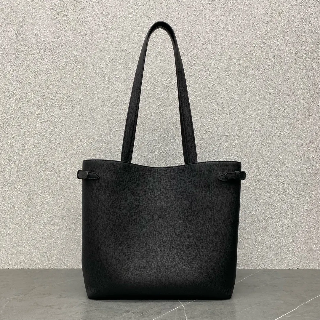 Celine 黑色 牛皮 托特包 大容量托特款