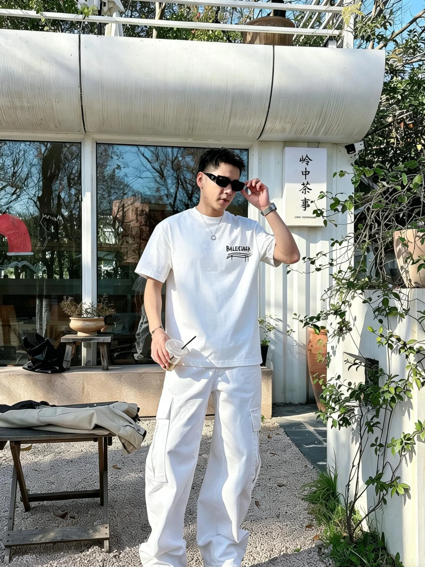 Balenciaga 2026春夏 Logo 字母 短袖T恤