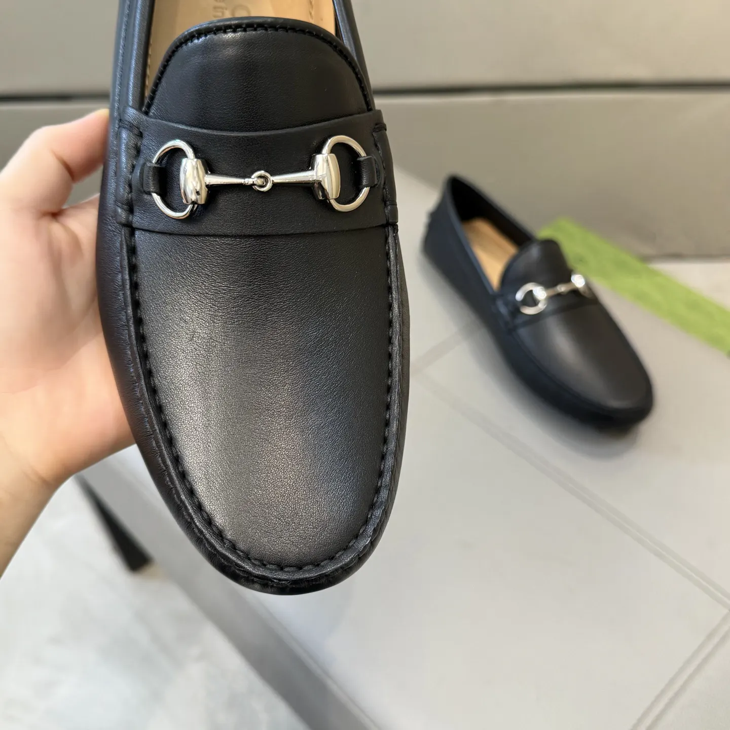 Gucci Logo休闲运动鞋 百搭款 黑色