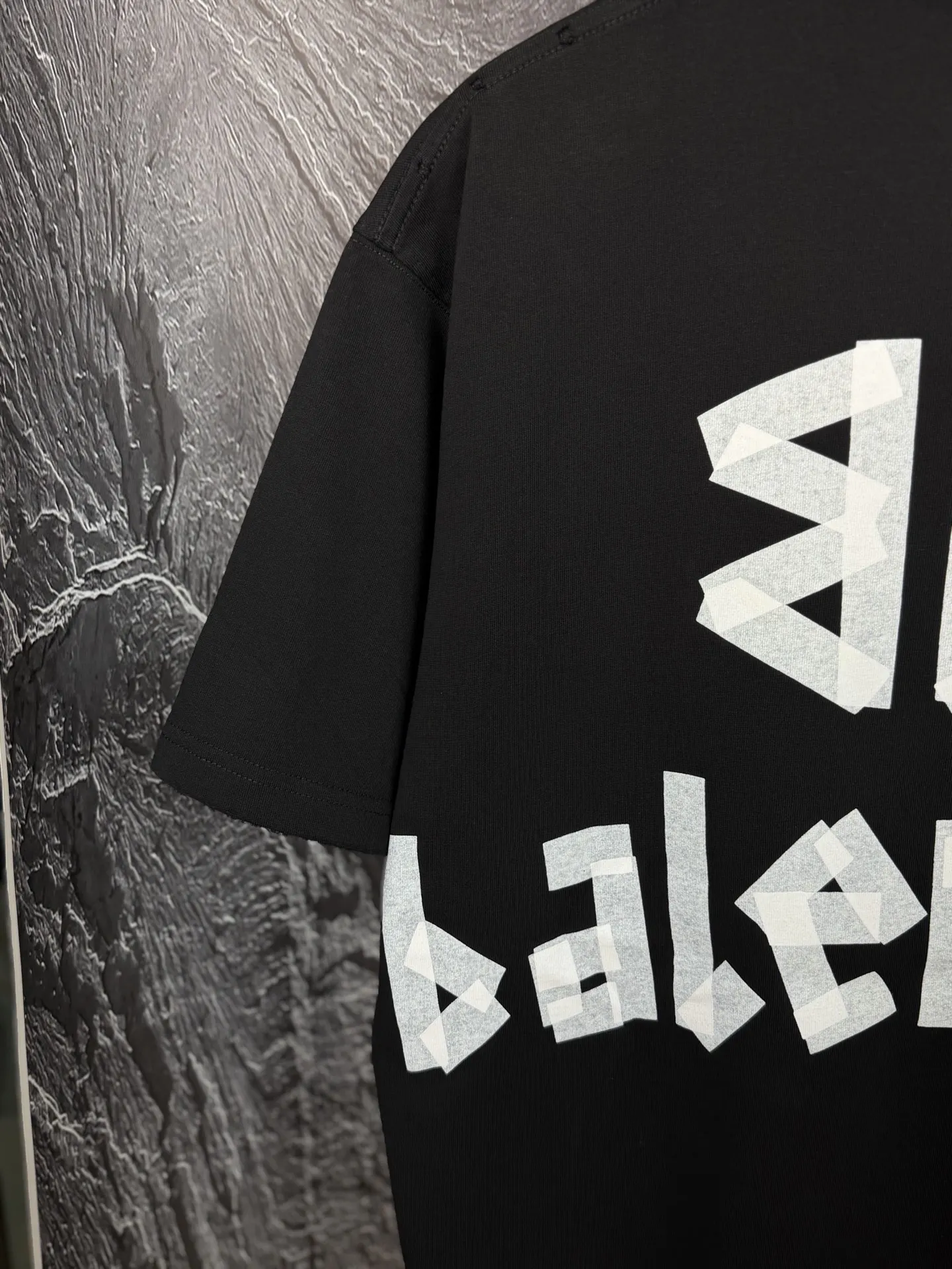 Balenciaga Black Short Sleeve T-Shirt Street