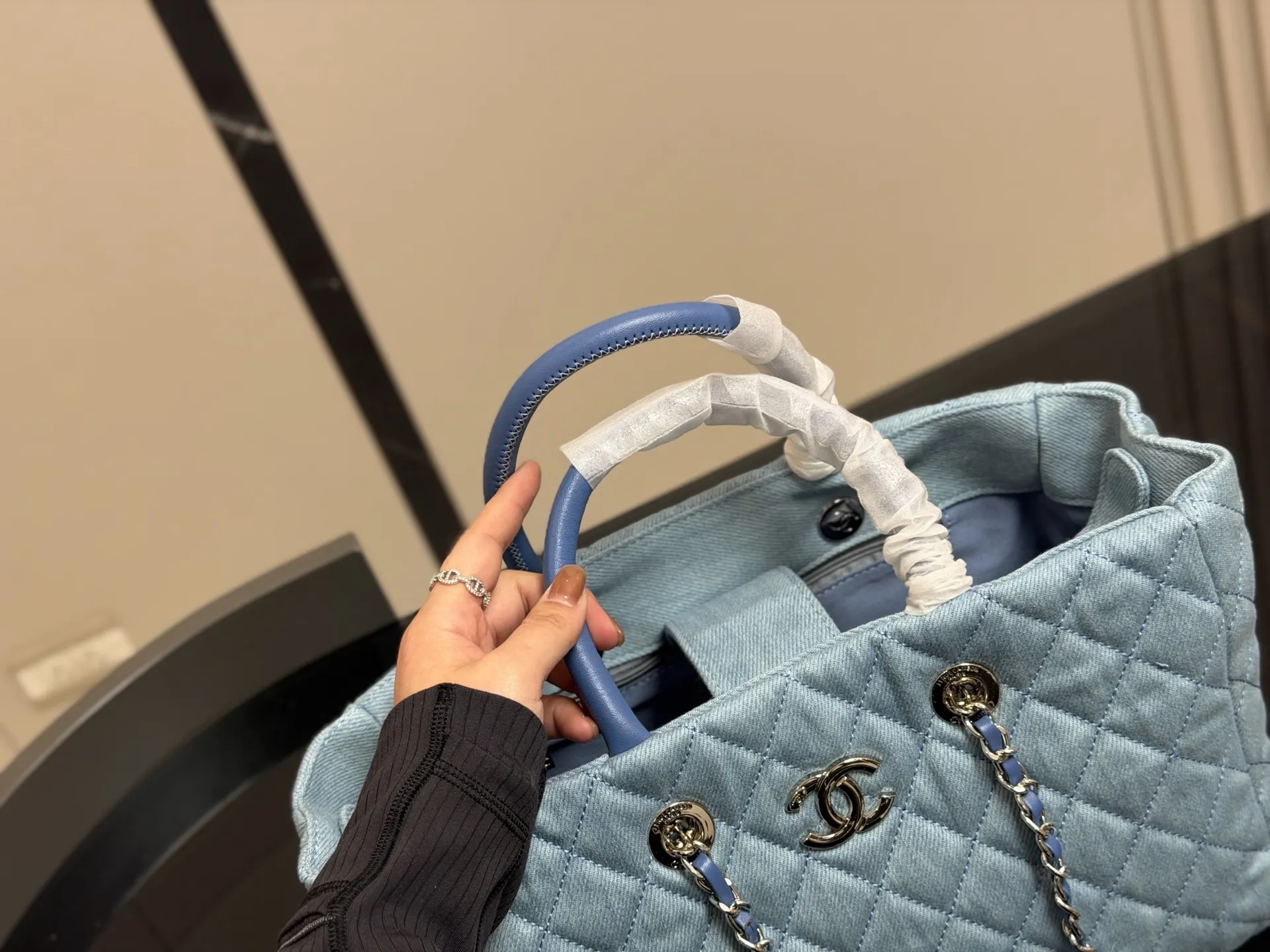 CHANEL 链条托特包 复古优雅 链条托特包 复古 大容量托特款