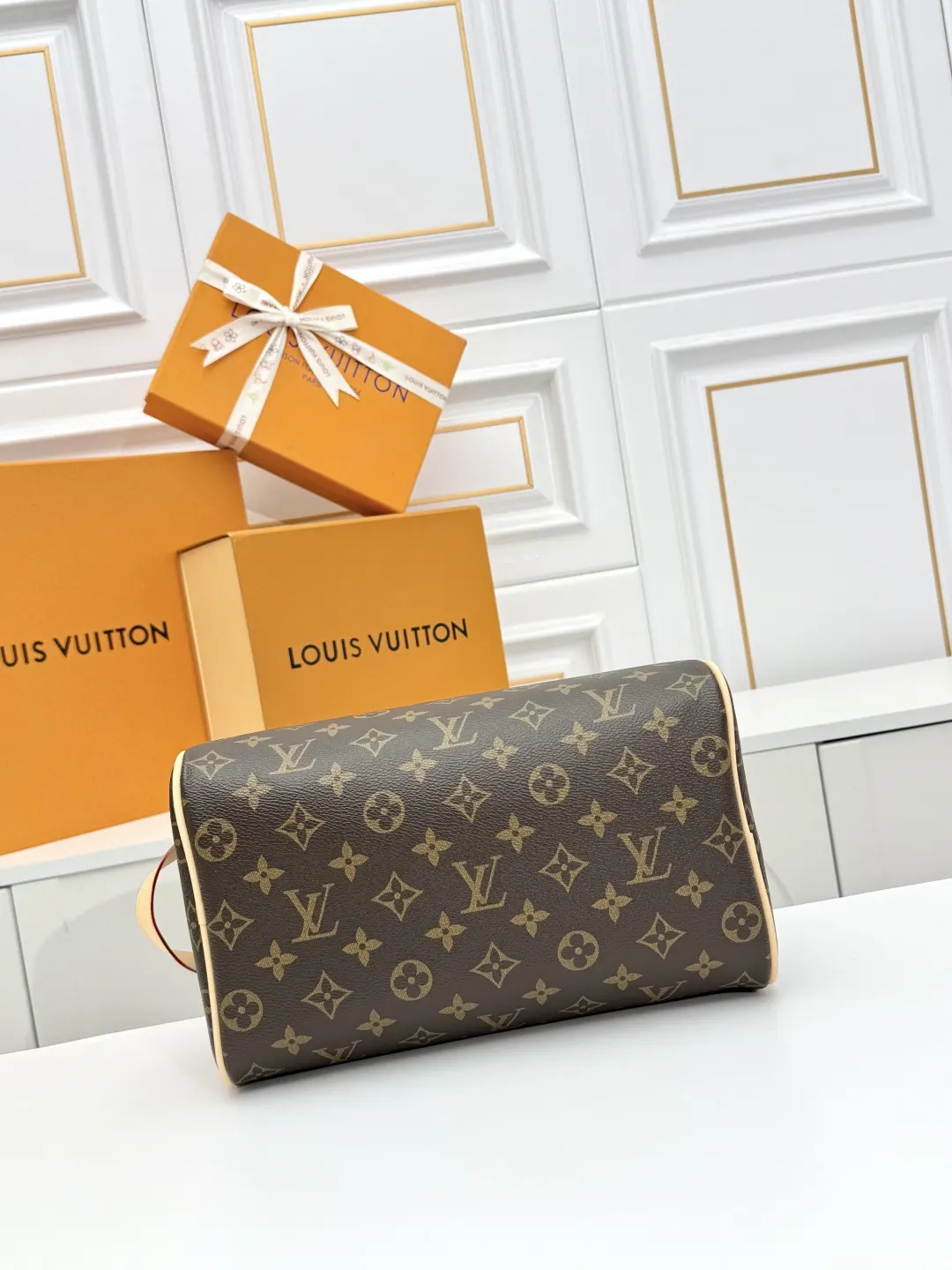 Monogram Organizer Pouch Travel Canvas