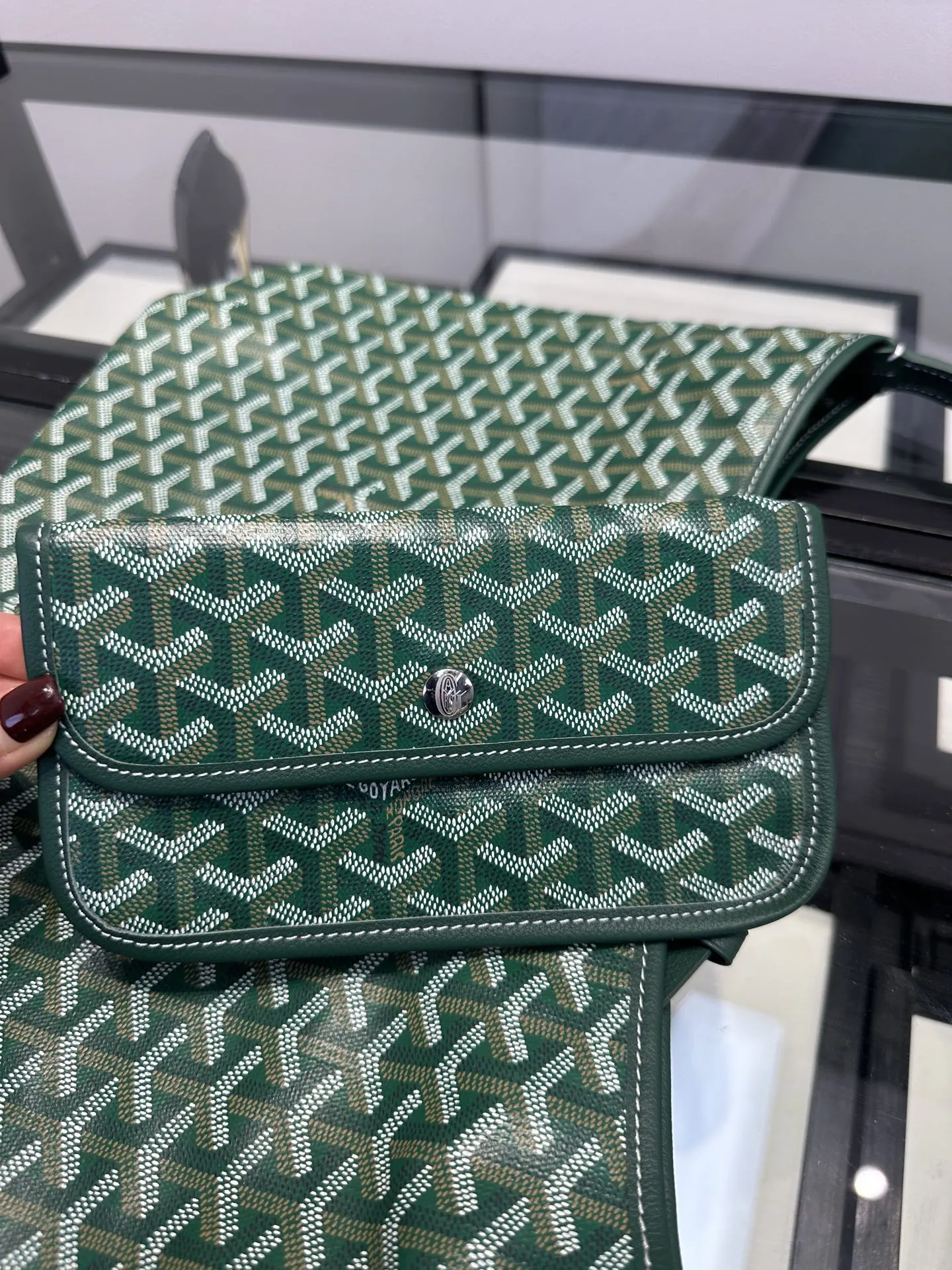 Goyard Hobo 綠色 腋下包 復古腋下背款