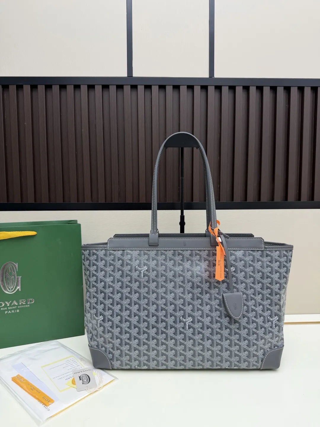 Gray Top Handle Bag Commuter