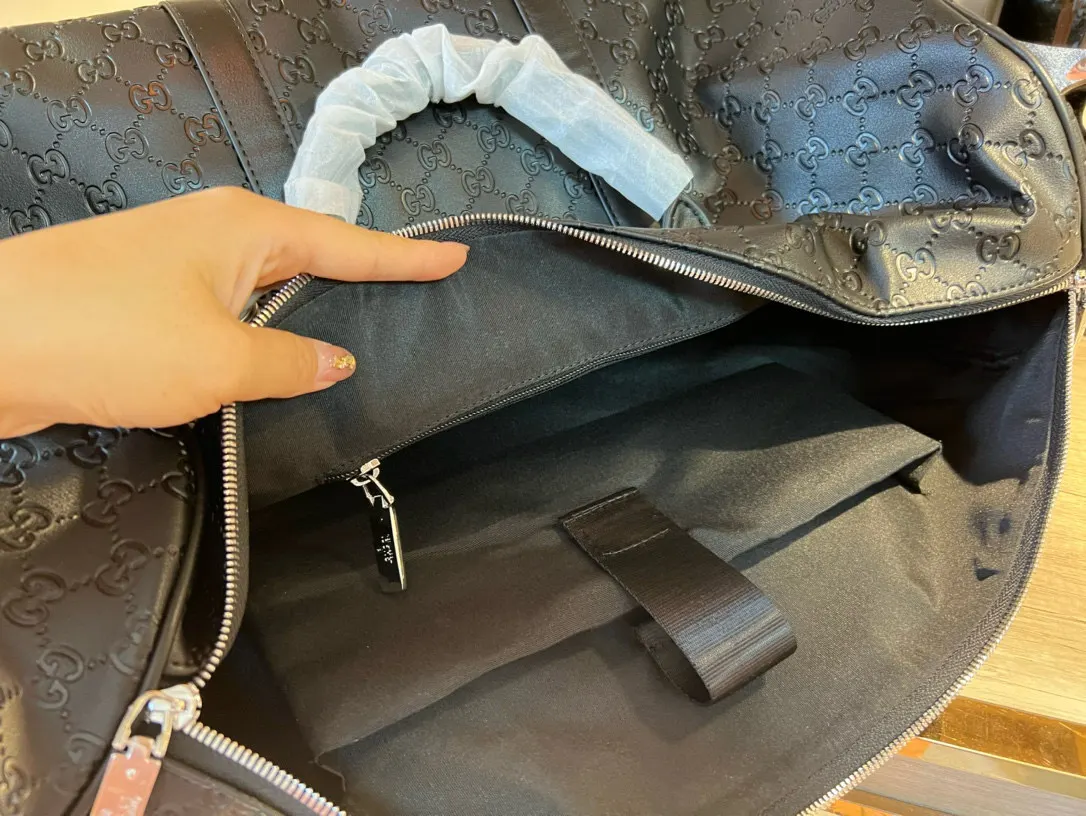 潮男必备旅行单品 压花系列旅行袋 定制五 大容量旅行款