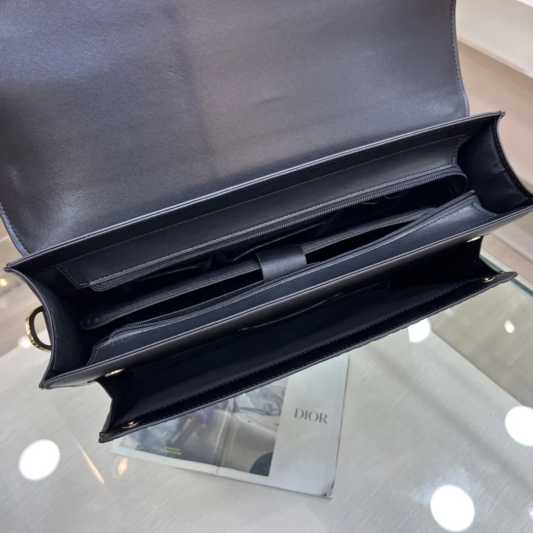 Black Briefcase Business Commuter Leather