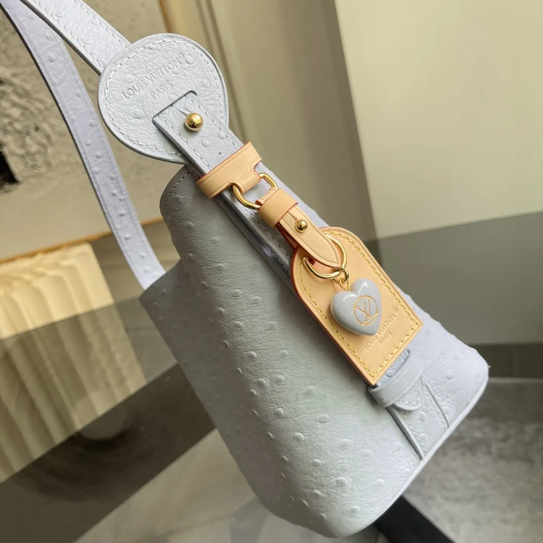 Blue Bucket Bag Casual Canvas