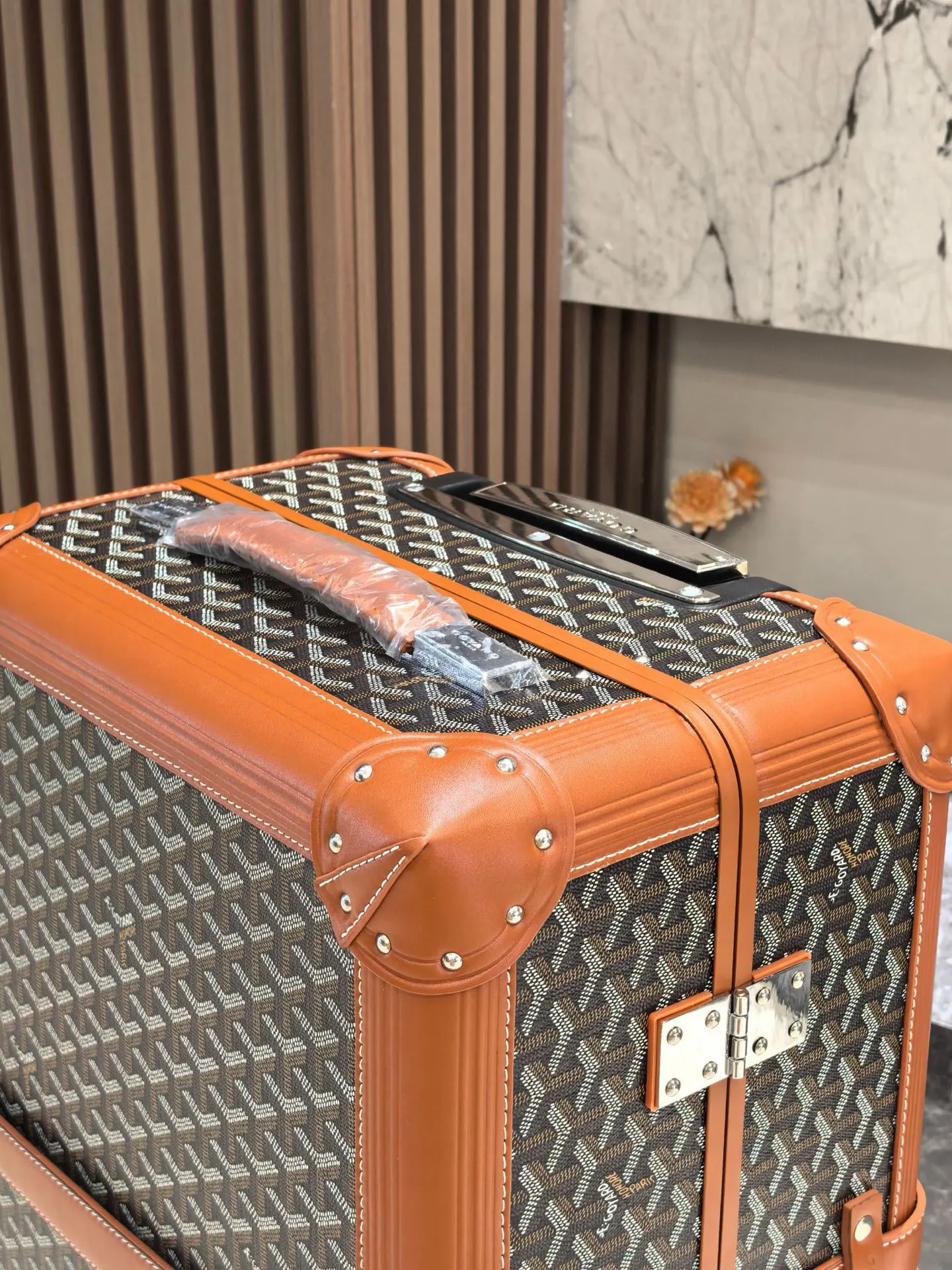 Goyard 戈雅 寸登机箱 全手工精心打造 行李箱 旅行拉杆款 轻便出行款