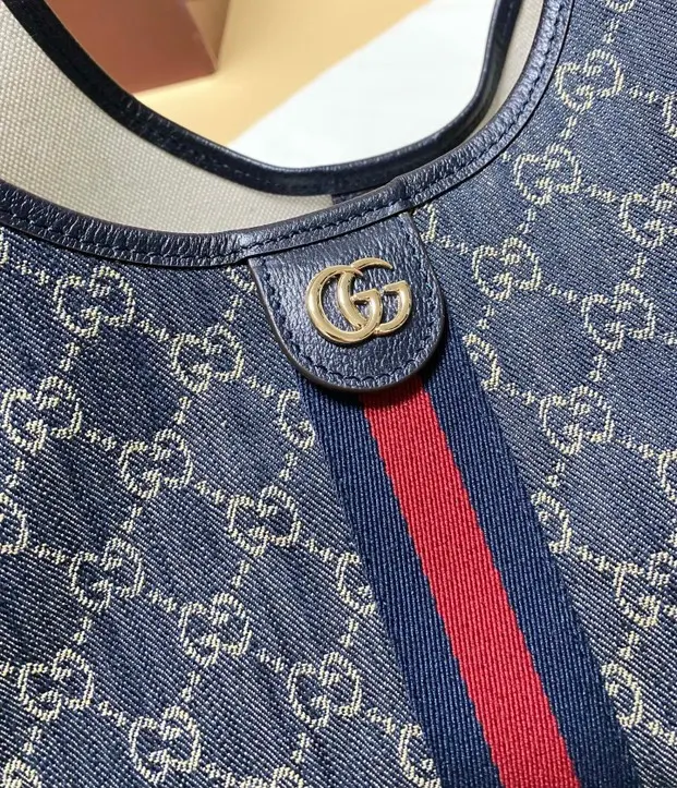 Gucci 帆布 Giglio托特包 ▫ 中号 ▫ 尺 大容量托特款