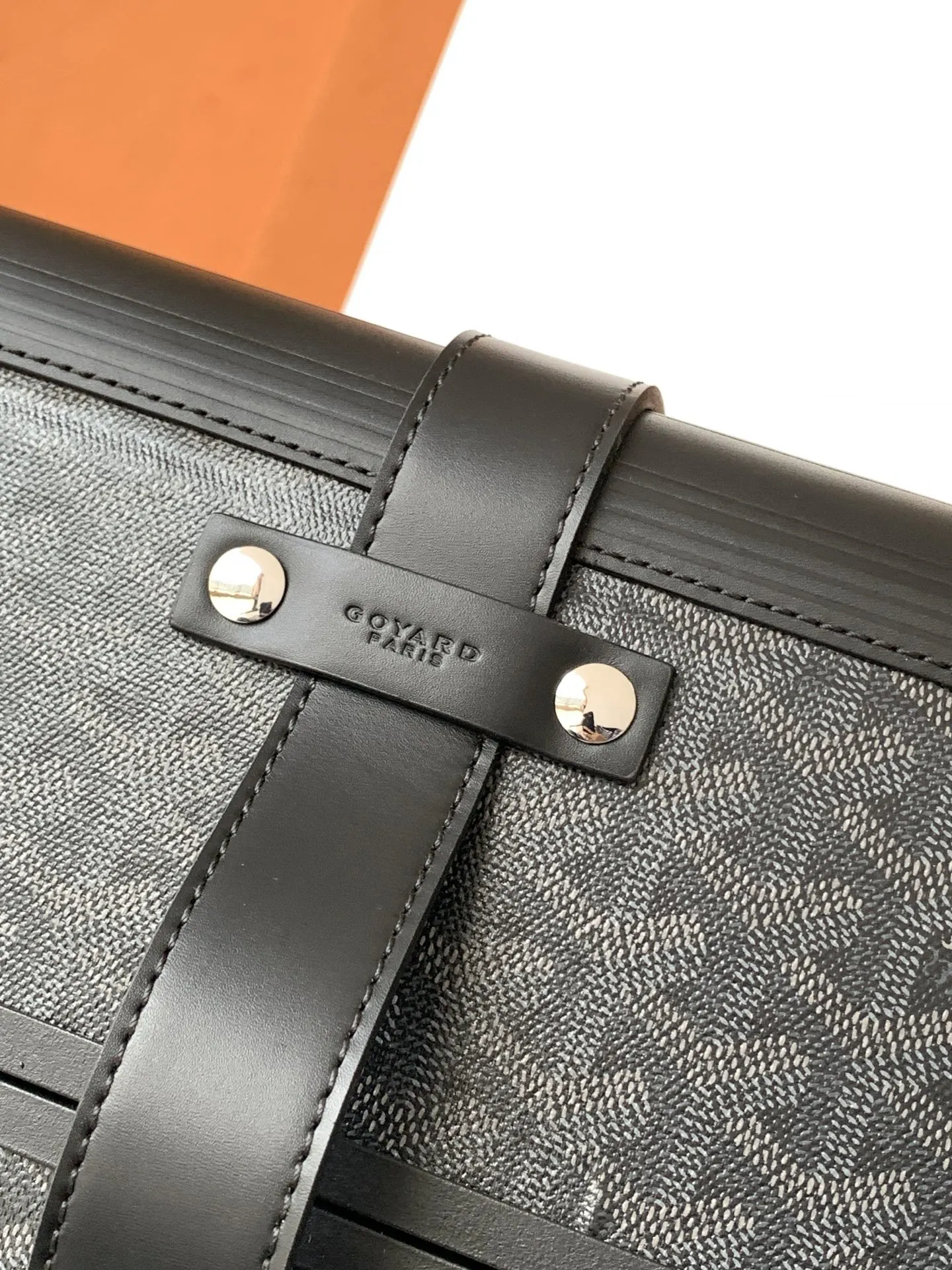 Goyard Black White Suitcase Travel Lightweight Image 8 Goyard Black White Suitcase Travel Lightweight Image 8