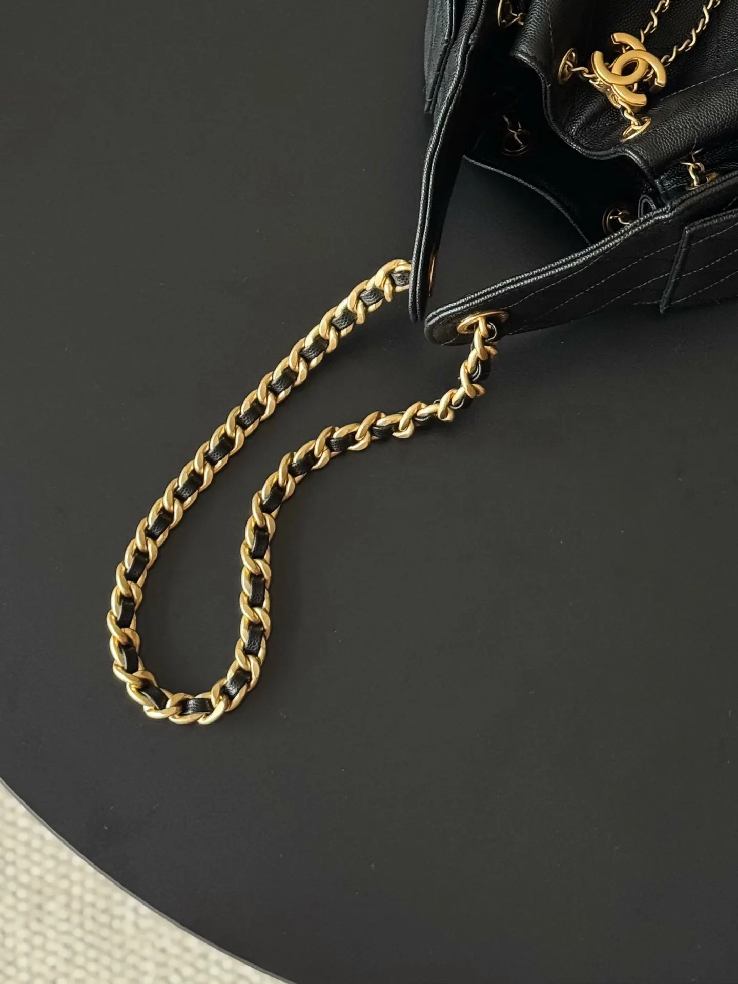 CHANEL Hobo 牛皮 腋下包 复古腋下背款