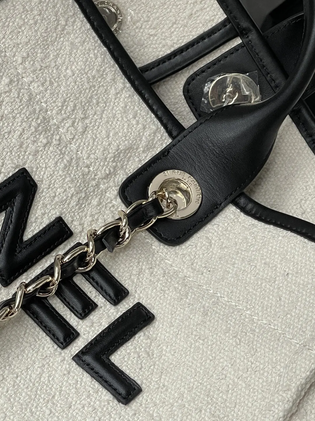 Chanel Top Handle Bag Commuter Leather