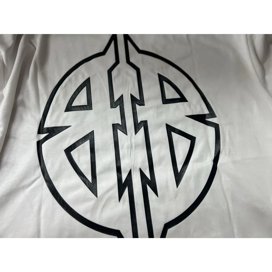 Balenciaga White Cotton Logo Short Sleeve T-Shirt Street