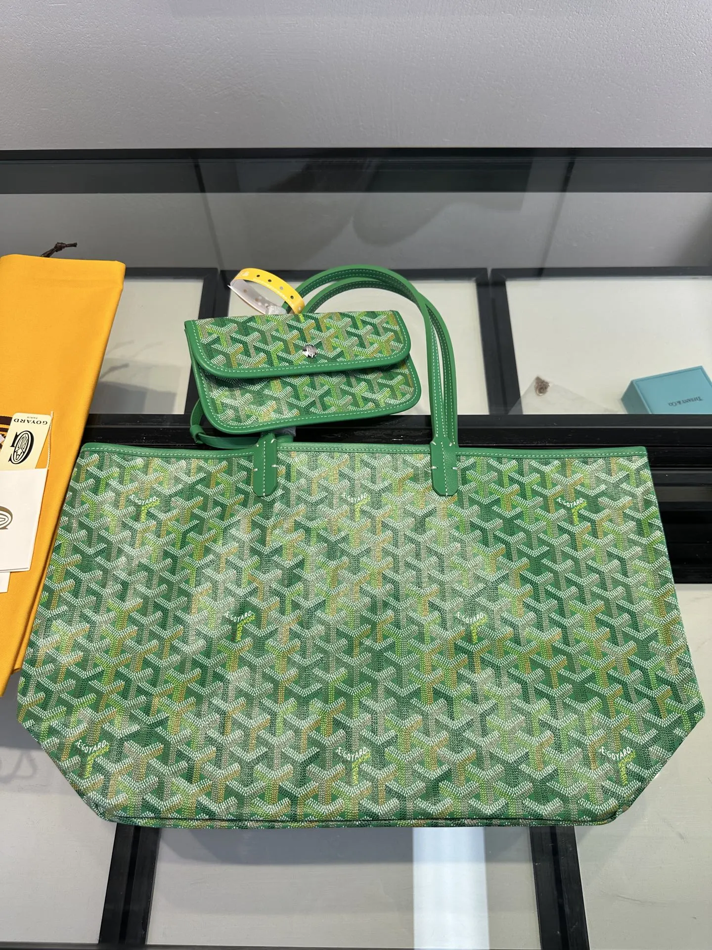 Goyard 戈雅 托特包购物袋 四季炫彩限定色 草地綠 大容量托特款