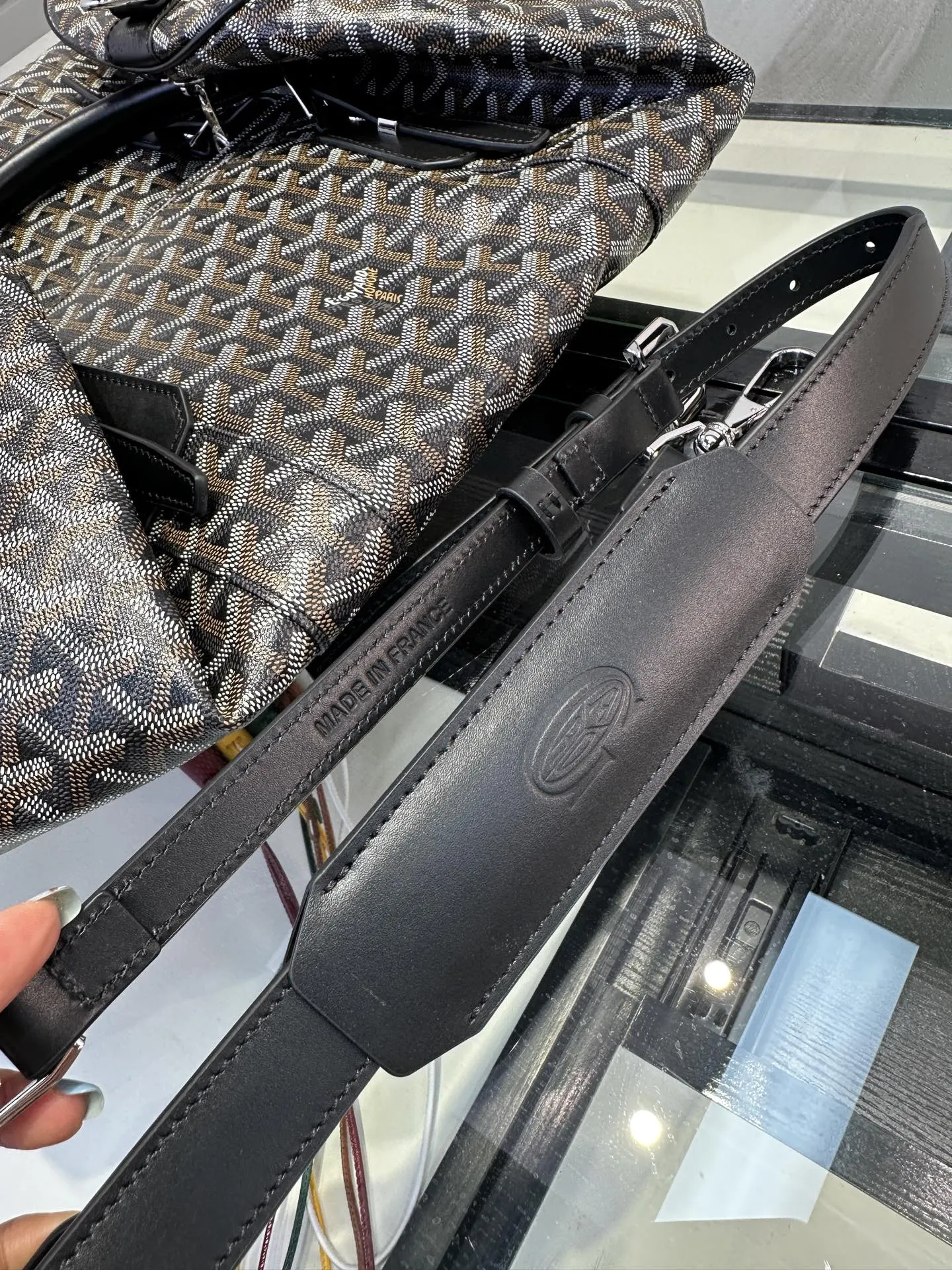 Goyard 黑色 戈雅 Boston 旅行袋 黑色 旅行袋 大容量旅行款