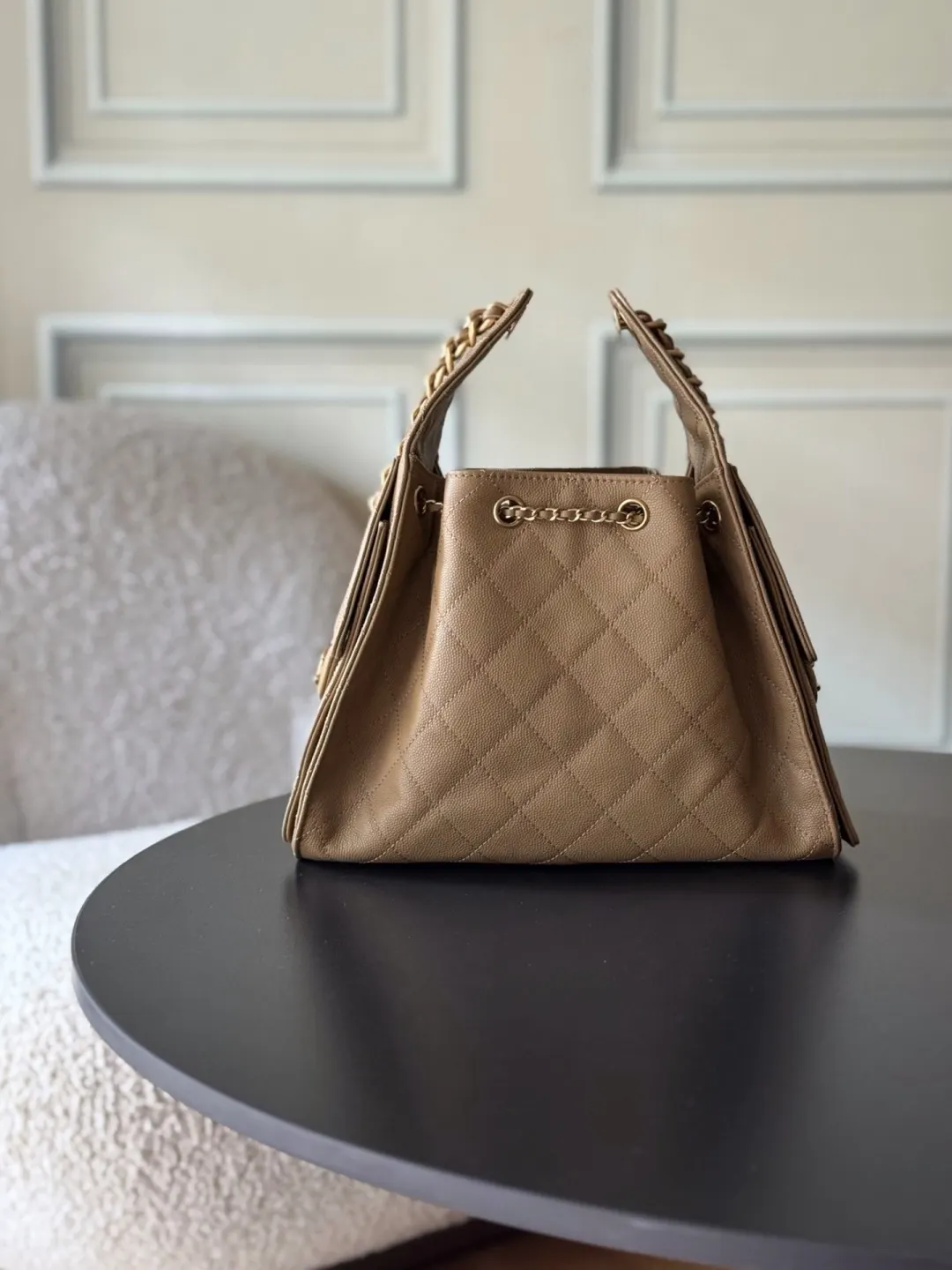 CHANEL Hobo 背景～区别于市场普通货 法国 腋下包 复古腋下背款