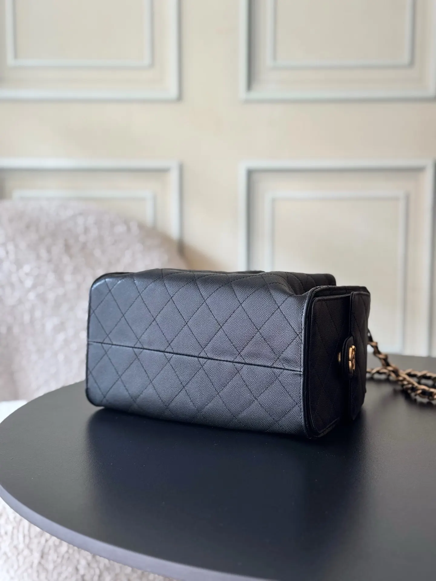 CHANEL Hobo 牛皮 腋下包 复古腋下背款