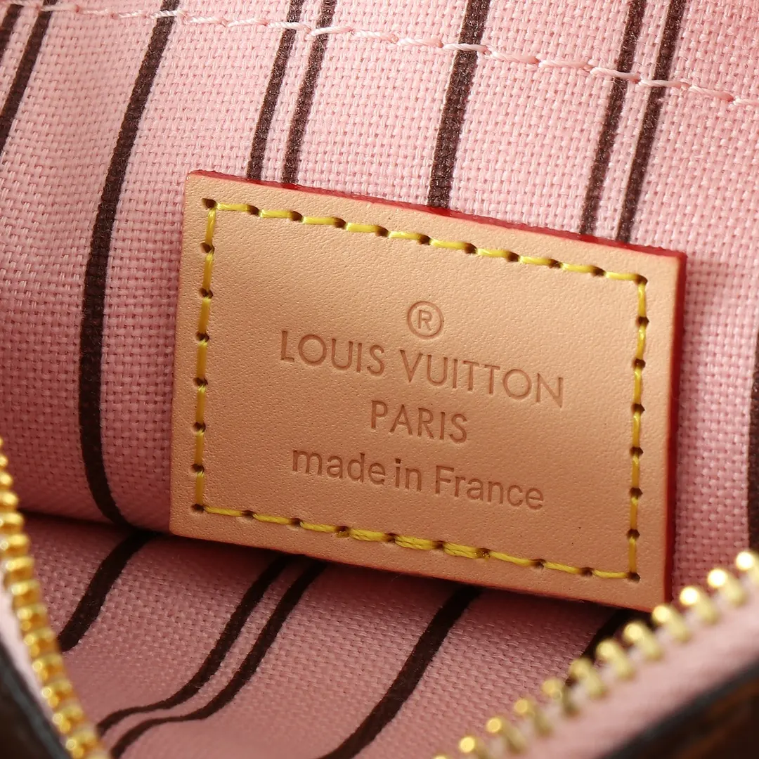 LV Neverfull 帆布 手拿包 精致手拿款