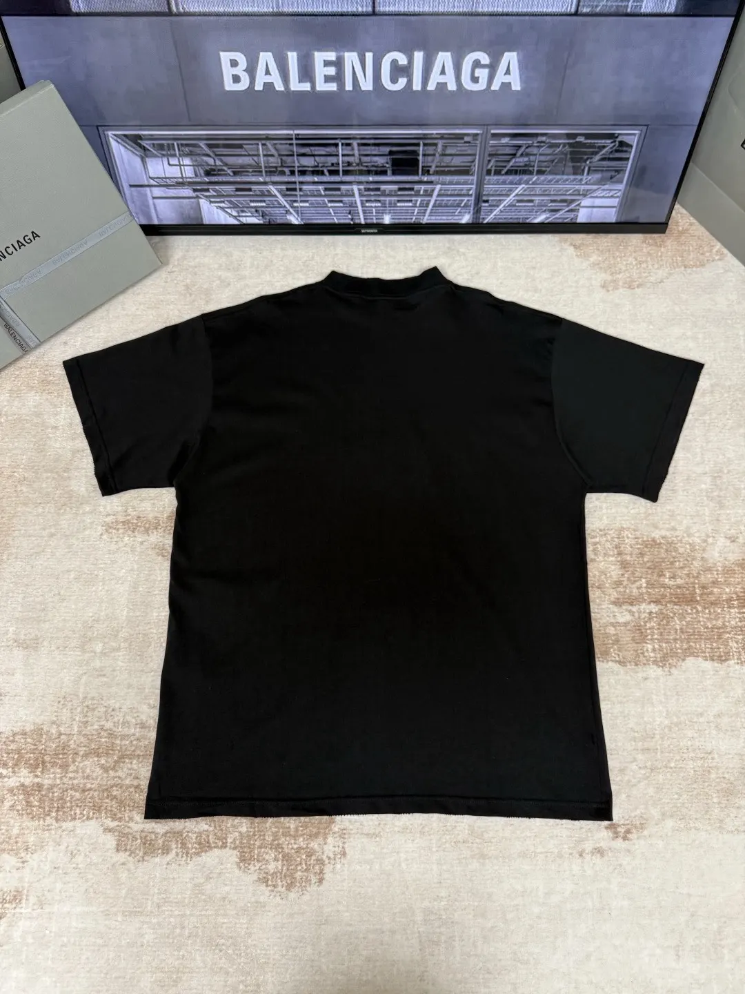 Balenciaga 黑色 Logo 短袖T恤