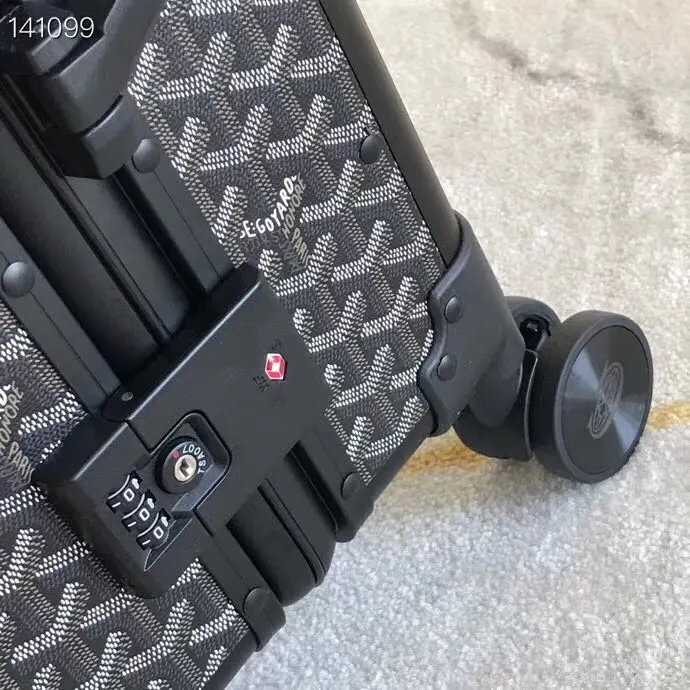 Goyard 戈雅 行李箱 拉杆箱 時尚新宠 復古形的 旅行拉杆款 輕便出行款