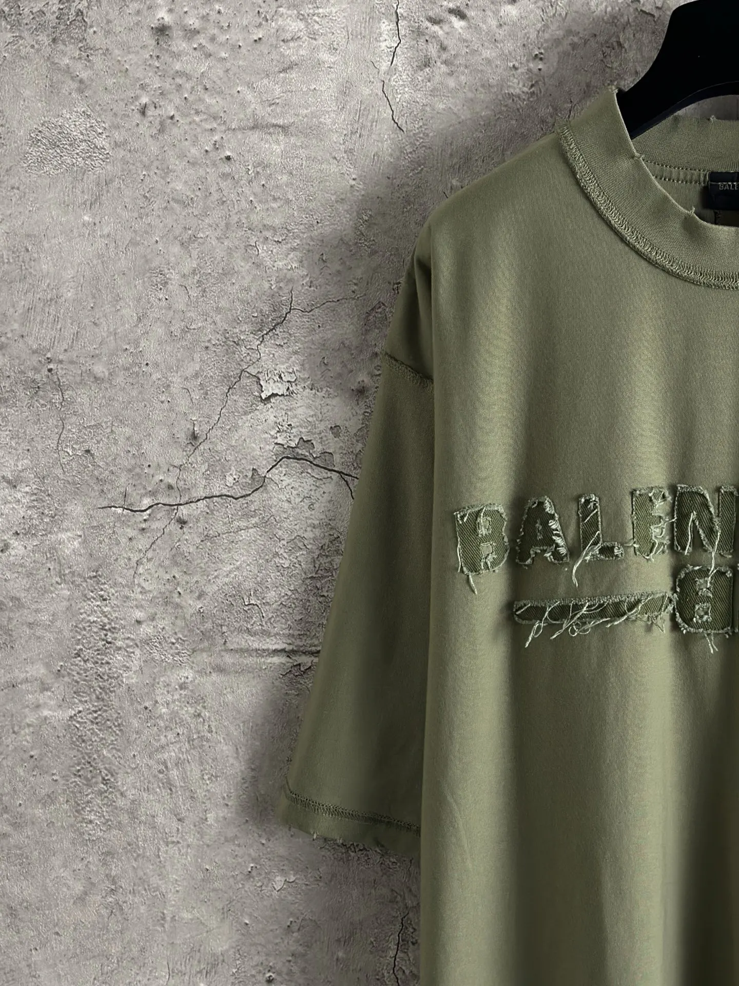 Balenciaga Logo Embroidery Short Sleeve T-Shirt Street