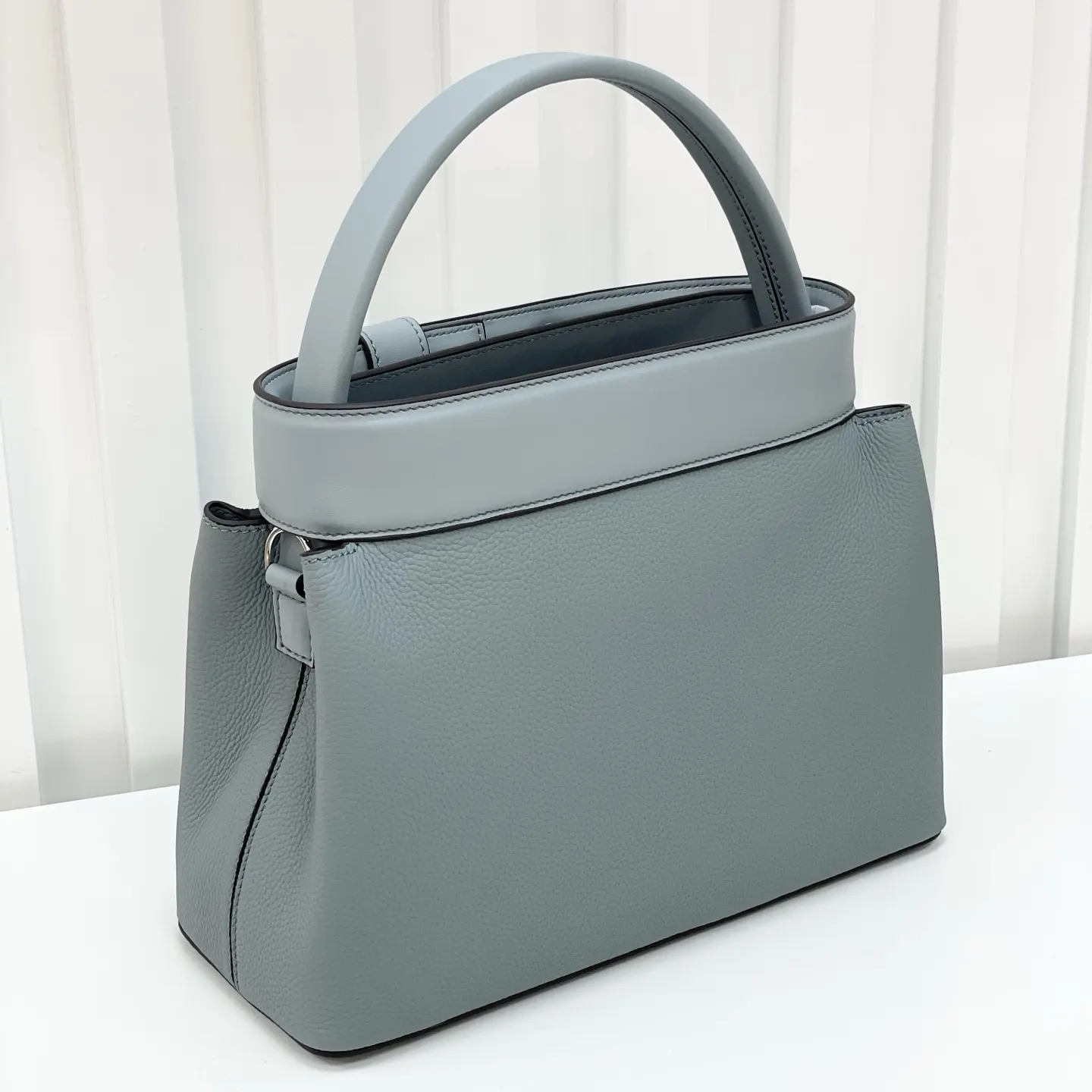 Hermès 黑色 牛皮手提包
