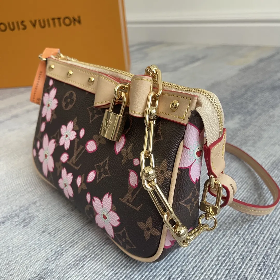 LV 牛皮 链条包 精致链条款